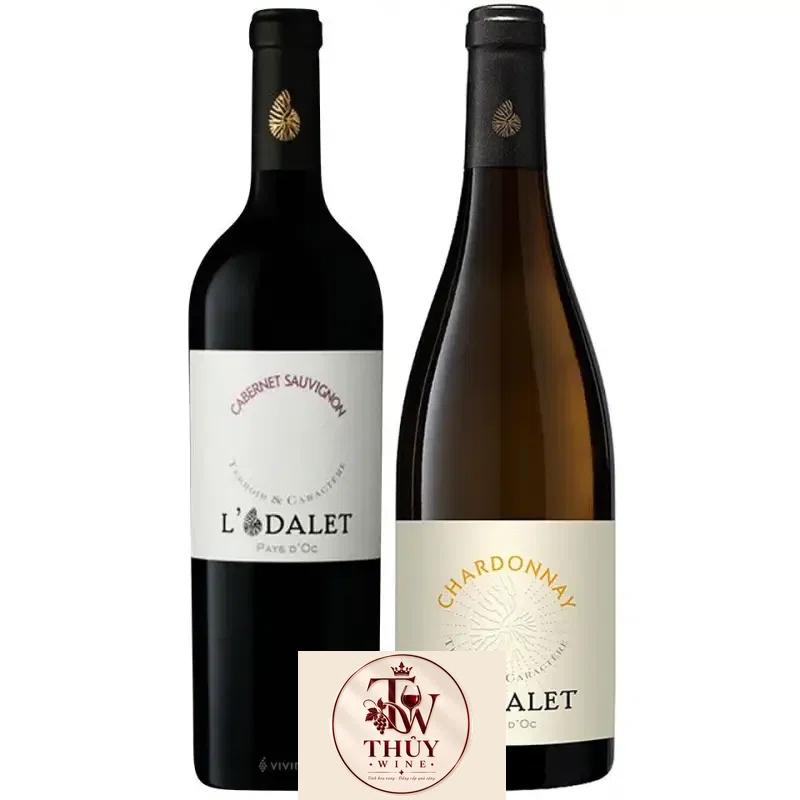 Vang Pháp LOdalet Pays dOc Cabernet Sauvignon - Chardonnay uống ngon
