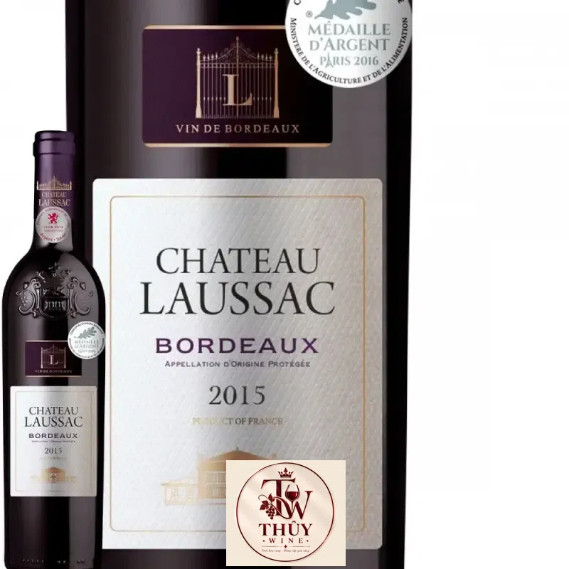 Vang Pháp Chateau Laussac Bordeaux uống ngon