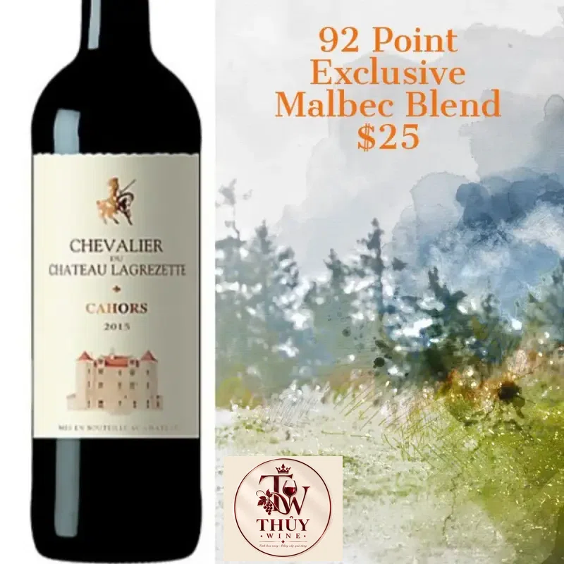 Mua vang phap chevalier du chateau lagrezette cahors giá rẻ tại Hà Nội