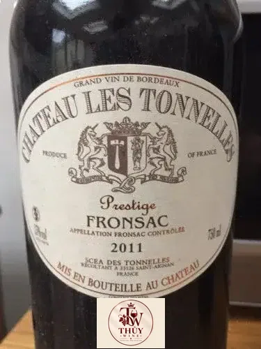 Rượu vang Chateau Les Tonnelles Fronsac