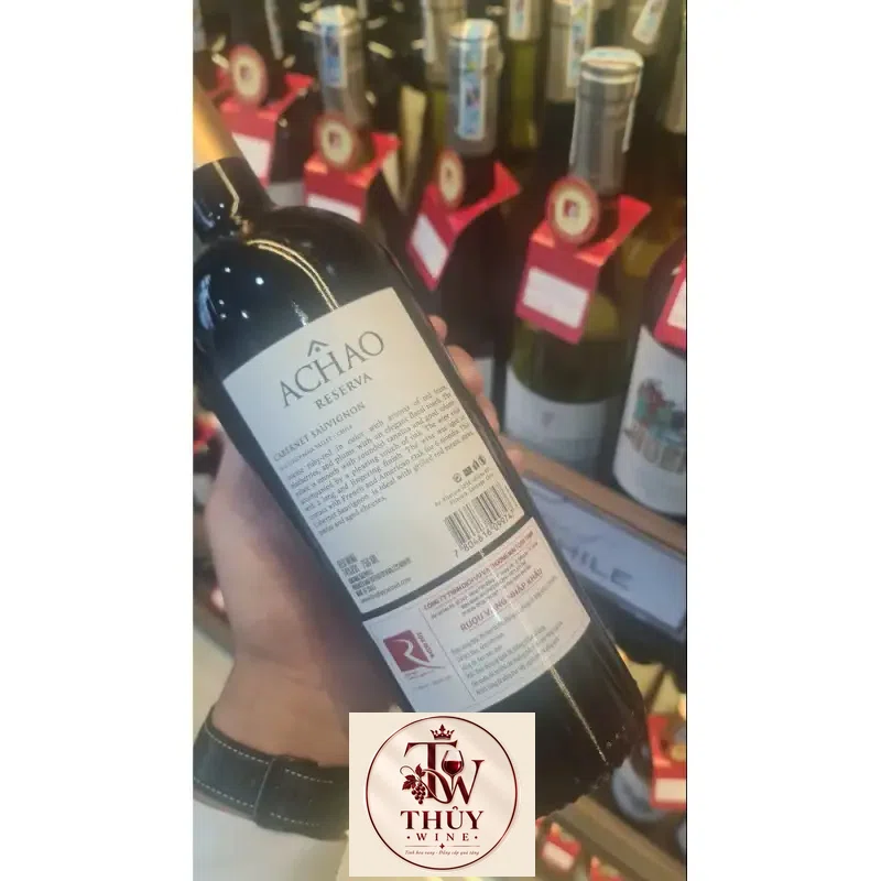 Giá vang chile achao selected cabernet sauvignon merlot gia re