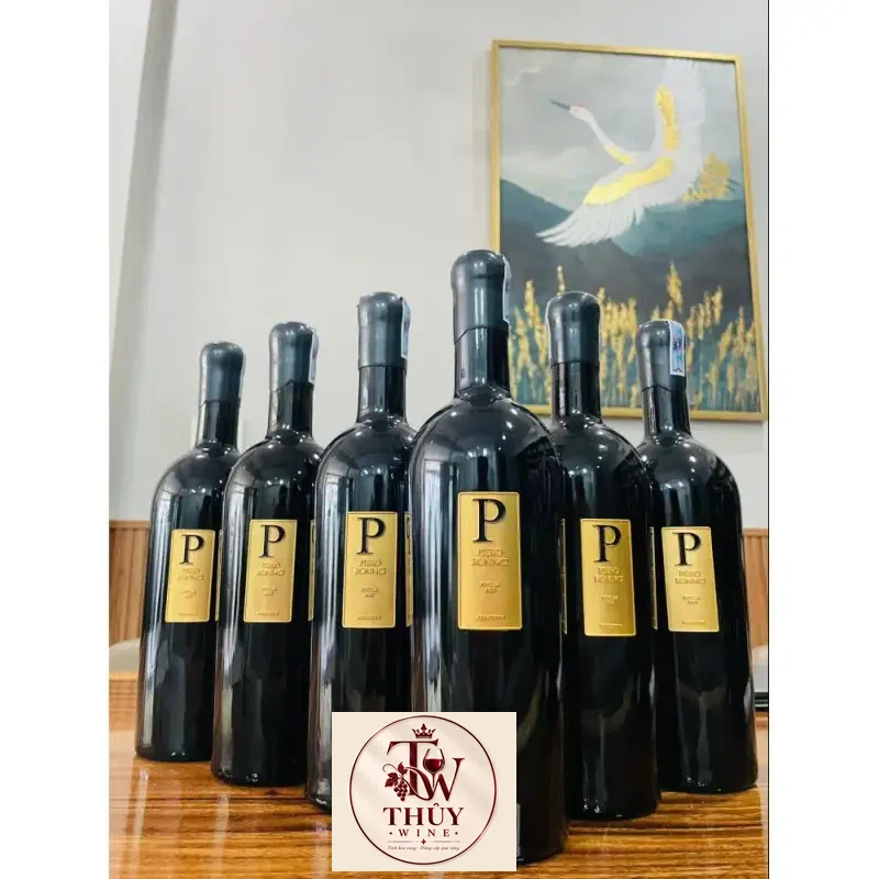Rượu Vang Ý Piero Bonnci Primitivo 17 Độ uống ngon