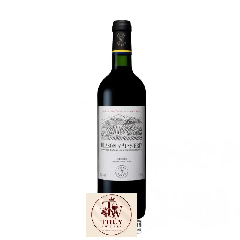 Vang Pháp Blason dAussieres Domaines Barons de Rothschild uống ngon