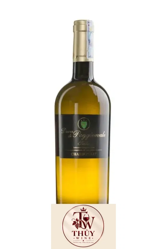 Vang Ý Duca Di Poggioreale Chardonnay 2010