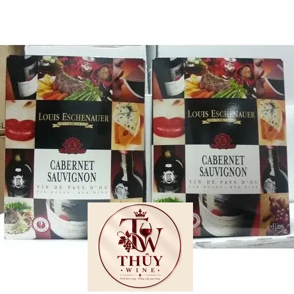 Vang Bịch Pháp LOUIS ESCHENAUER Cabernet Sauvignon 5L