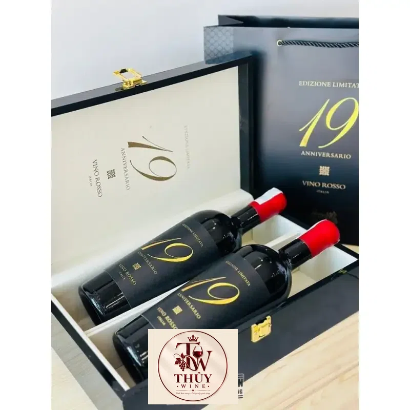 Mua ruou vang anniversario vino rosso cao cap giá rẻ tại Sài Gòn