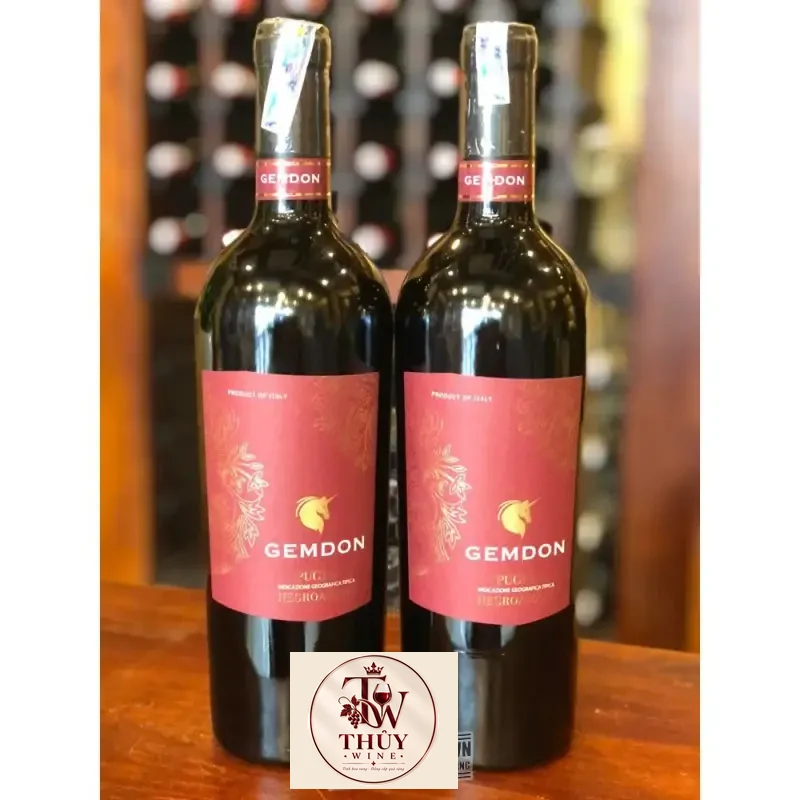 Rượu Vang Ý Gemdon Negroamaro thượng hạng