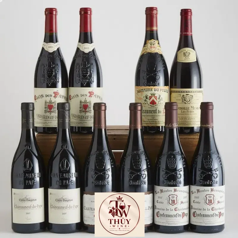 Địa chỉ bán vang phap chateauneuf du pape delas haute pierre giá rẻ tại Sài Gòn