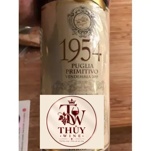 Vang Ý 1954 PUGLIA PRIMITIVO CANTINE PARADISO