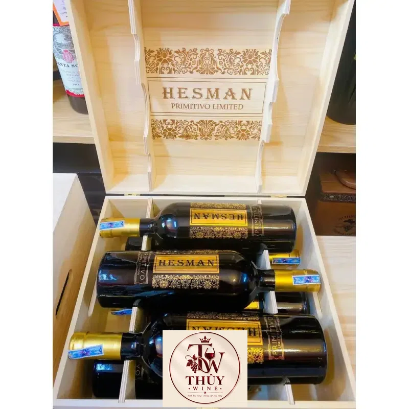 Giá ruou vang hesman primitivo limited edition
