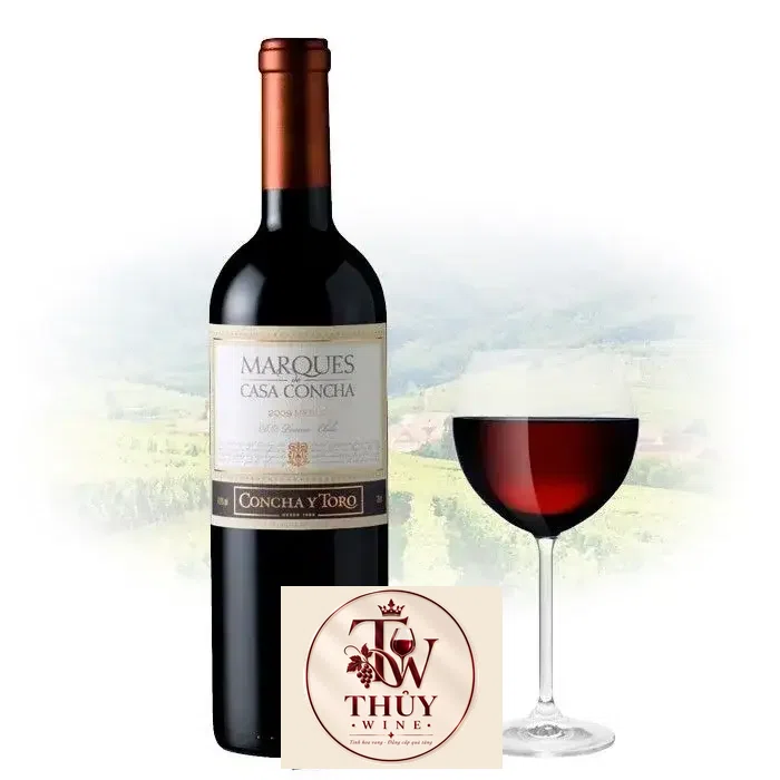 Vang Chile MARQUES CASA CONCHA Merlot