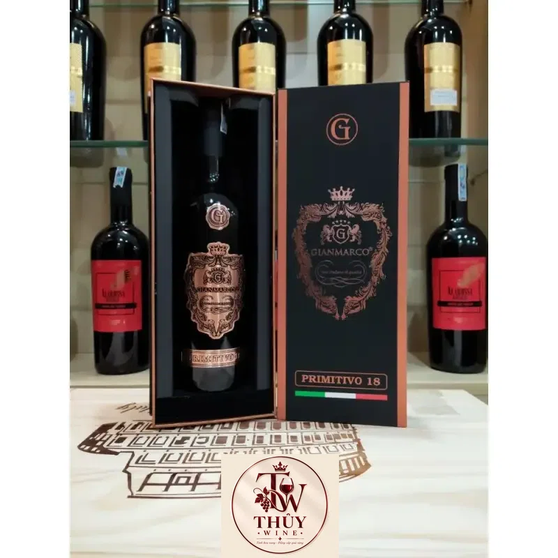 Rượu Vang Ý 18 ĐỘ GIANMARCO PRIMITIVO 18
