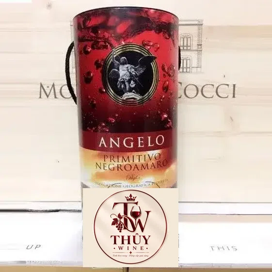Rượu vang bịch Ý Angelo Primitivo Negroamaro 3 lít