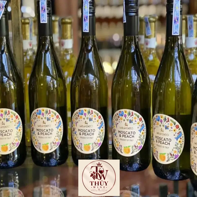 Địa chỉ bán vang y moscato peach miravento chinh hang giá rẻ tại Hà Nội