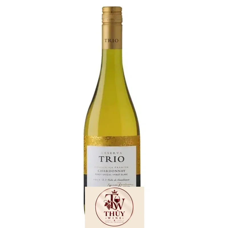 Vang Chile CONCHA Y TORO TRIO RESERVA CHARDONNAY