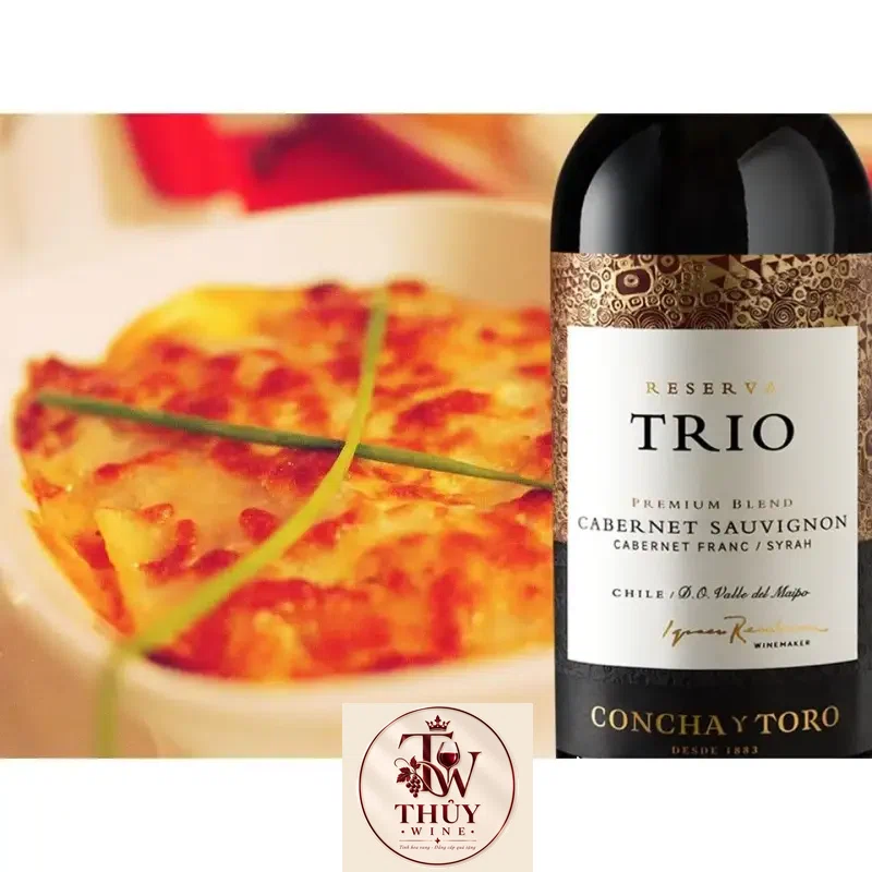 Vang Chile CONCHA Y TORO TRIO RESERVA MERLOT