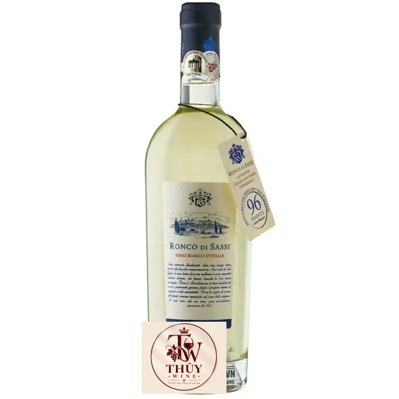 Rượu Vang Ý Ronco Di Sassi Bianco 97 Điểm uống ngon