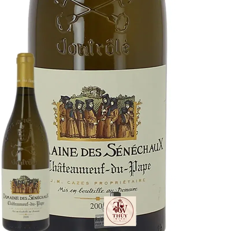 Mua vang phap chateauneuf du pape domaine des senechaux blanc giá rẻ tại Hà Nội