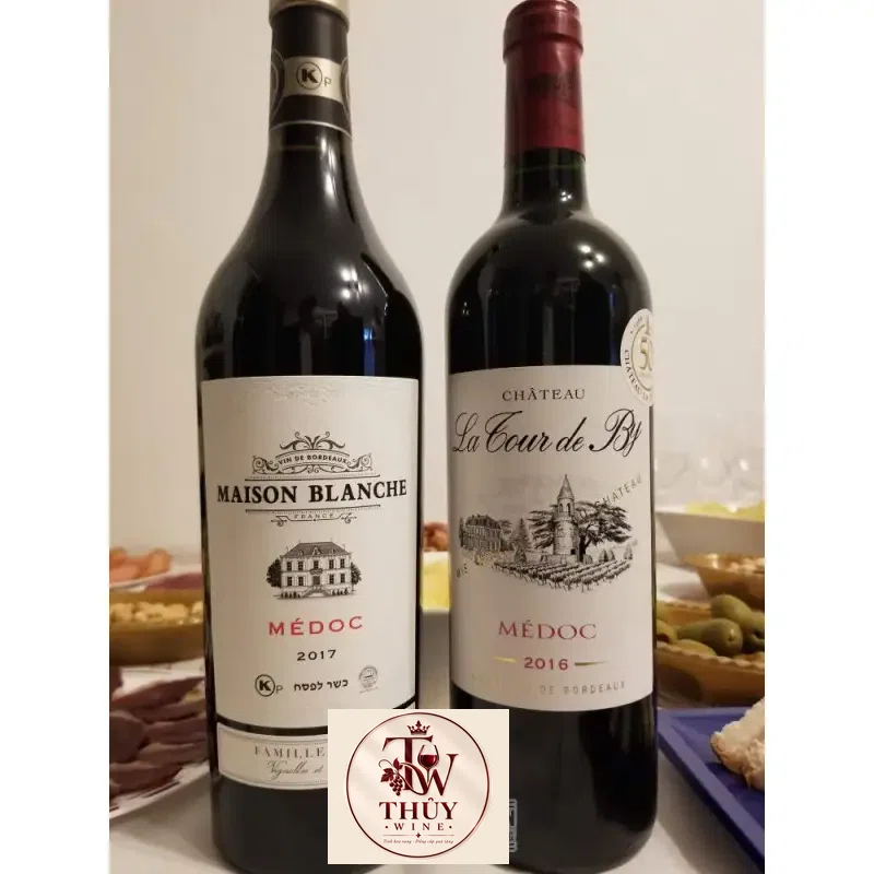 ruou vang phap chateau maison blanche medoc giá bao nhiêu