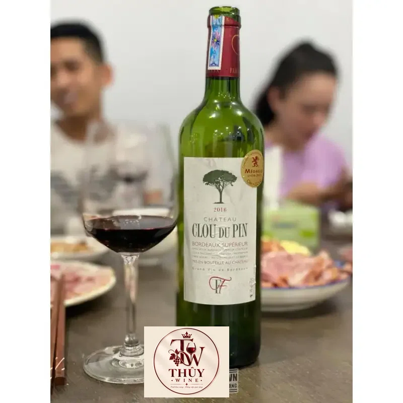 Mua vang phap chateau clou du pin bordeaux superieur red white giá rẻ tại Sài Gòn