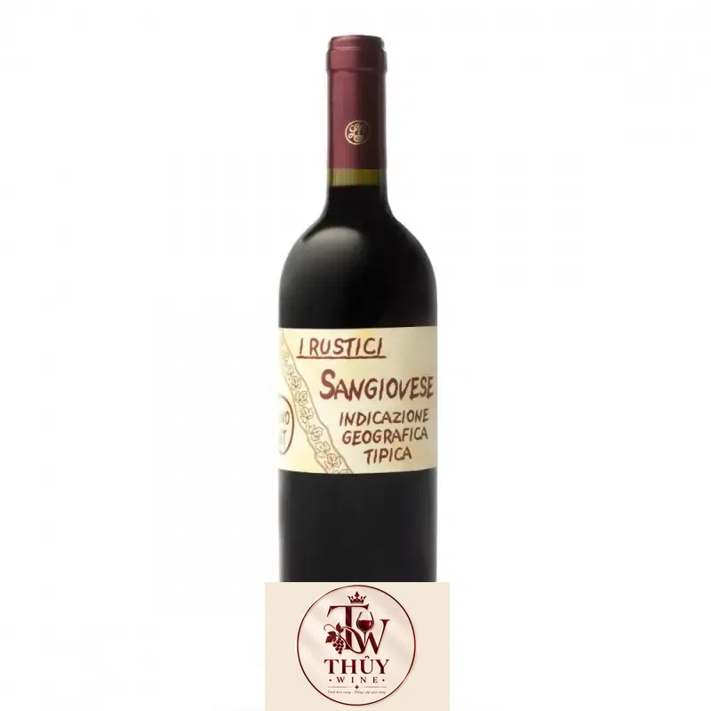 Rượu Vang I Rustici Sangiovese Puglia IGT uống ngon