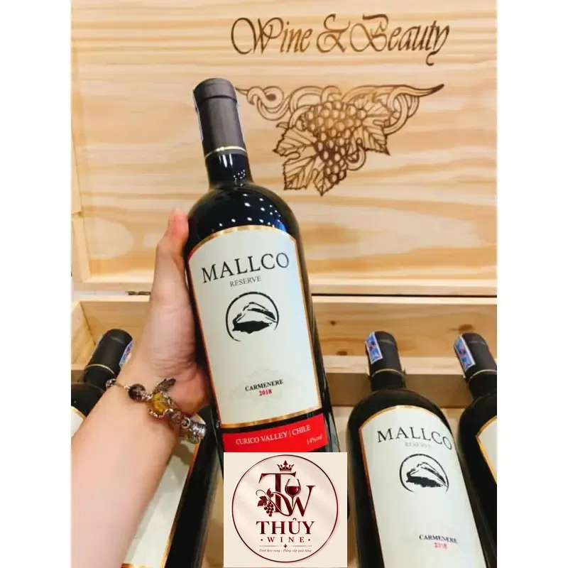 Giá vang chile mallco reserva carmenere