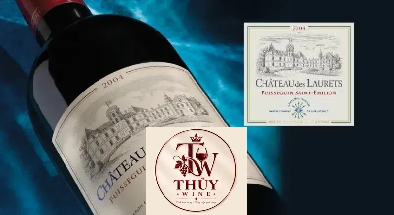 Vang Pháp Chateau Des Laurets Puisseguin Saint Emilion