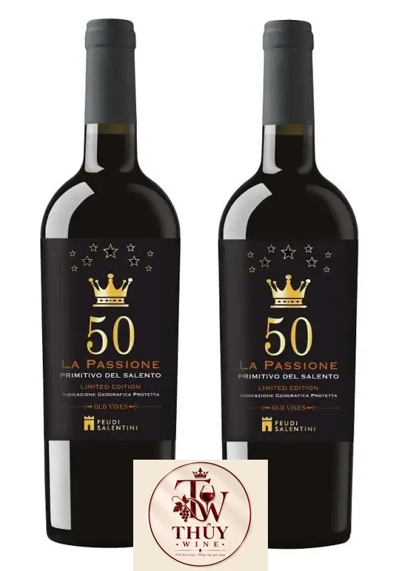 Vang Ý 50 LA PASSIONE Primitivo Del Salento