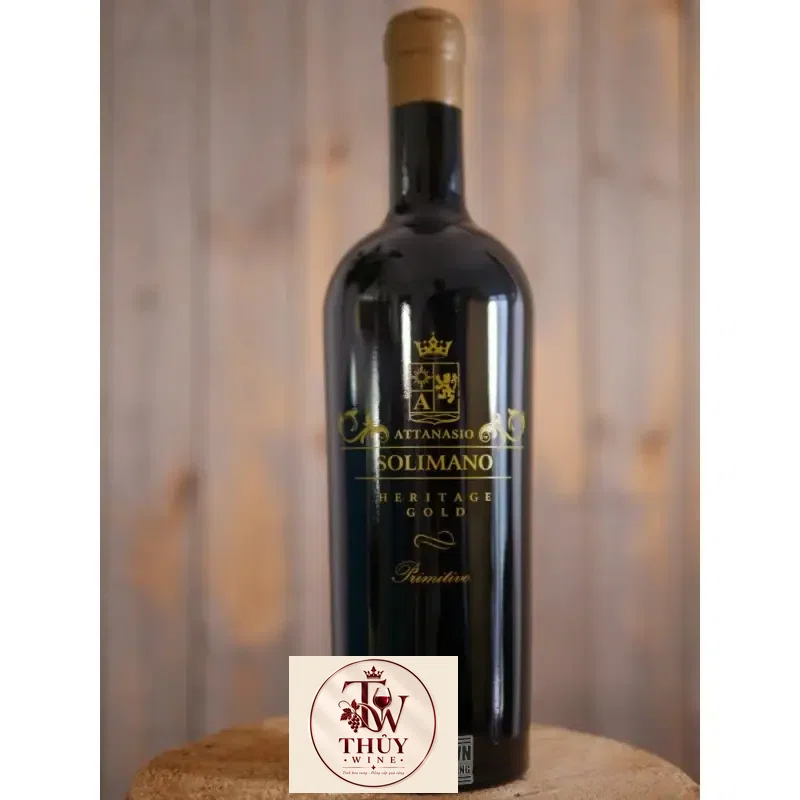 Vang Ý ATTANASIO SOLIMANO HERITAGE GOLD PRIMITIVO
