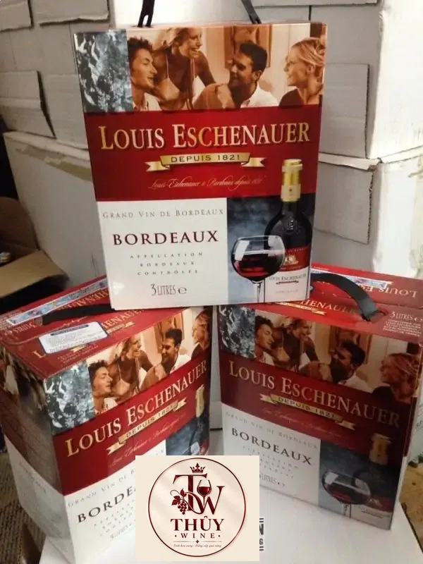 Vang Bịch Pháp LOUIS ESCHENAUER BORDEAUX 3LÍT