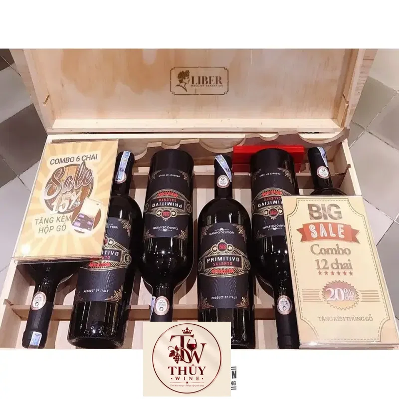 Vang Ý CAMPO DEI FIORI 1988 PRIMITIVO SALENTO