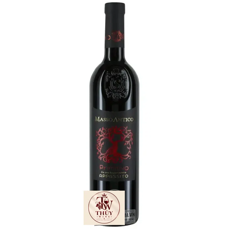 Rượu Vang Ý Masso Antico Primitivo Appassito thượng hạng