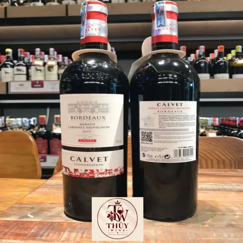 Địa chỉ bán vang phap calvet conversation merlot cabernet giá rẻ tại Hà Nội