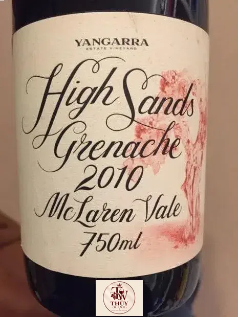 Vang Úc Yangarra High Sands Grenache Mc Laren Vale