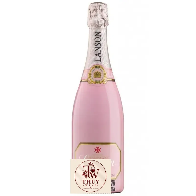Rượu Champagne Lanson Rose Label uống ngon