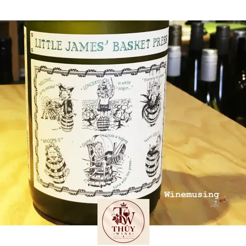 Rượu vang Little James Basket Press Saint-Cosme