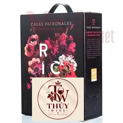 Rượu Vang Bịch CASAS PATRONALES 3L