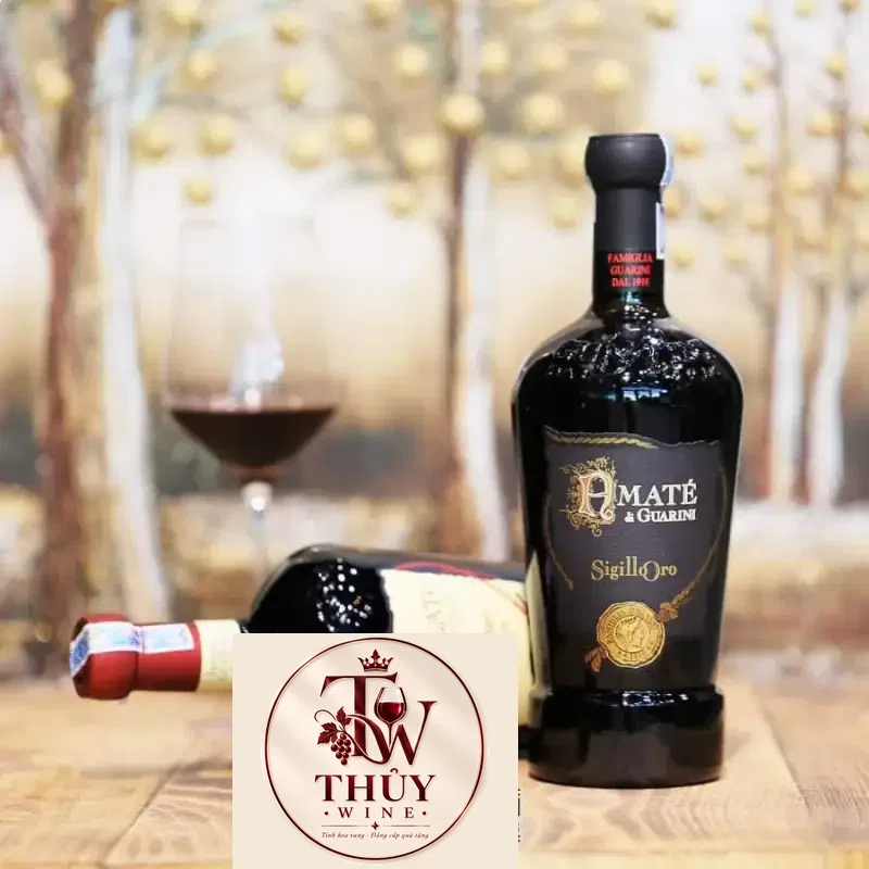 Rượu vang Ý AMATE DI GUARINI SIGILLO ORO NEGROAMARO PRIMITIVO Uống ngon