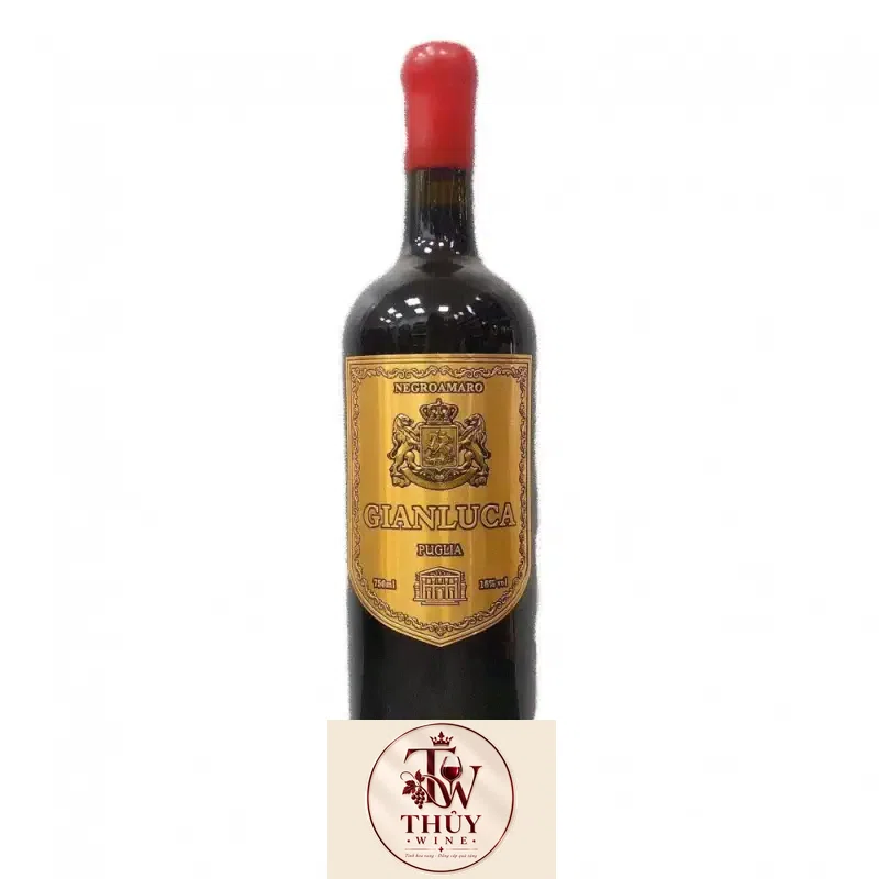 Rượu vang Ý GIANLUCA NEGROAMARO PULGIA 16 độ uống ngon