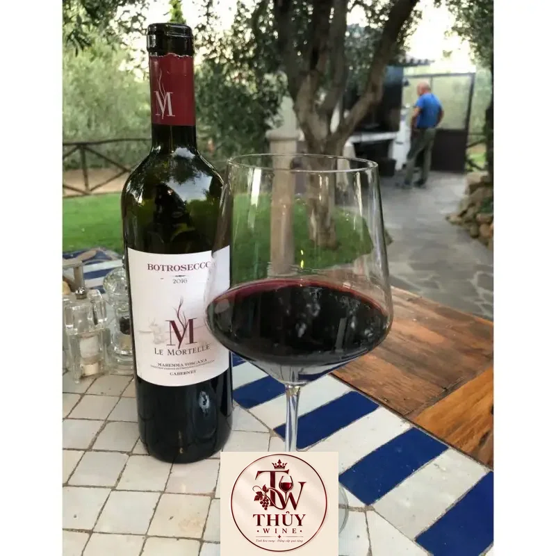 Vang Ý BOTROSECCO LE MORTELLE MAREMMA TOSCANA