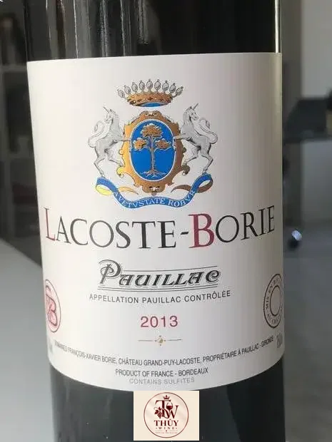 Vang Pháp Lacoste Borie Pauillac 2013