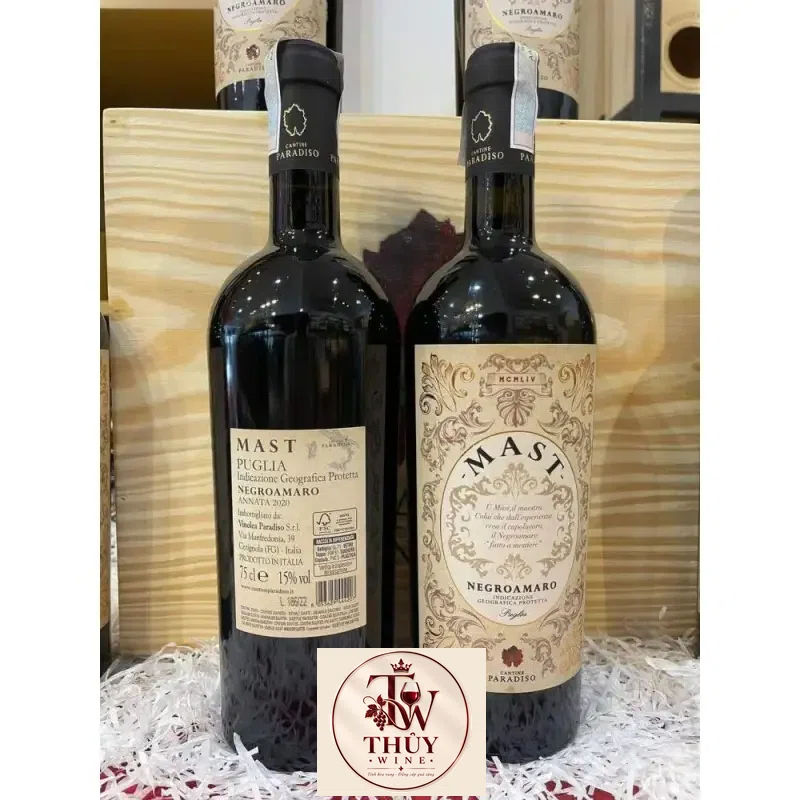 Rượu Vang Ý MAST NEGROAMARO cao cấp uống ngon