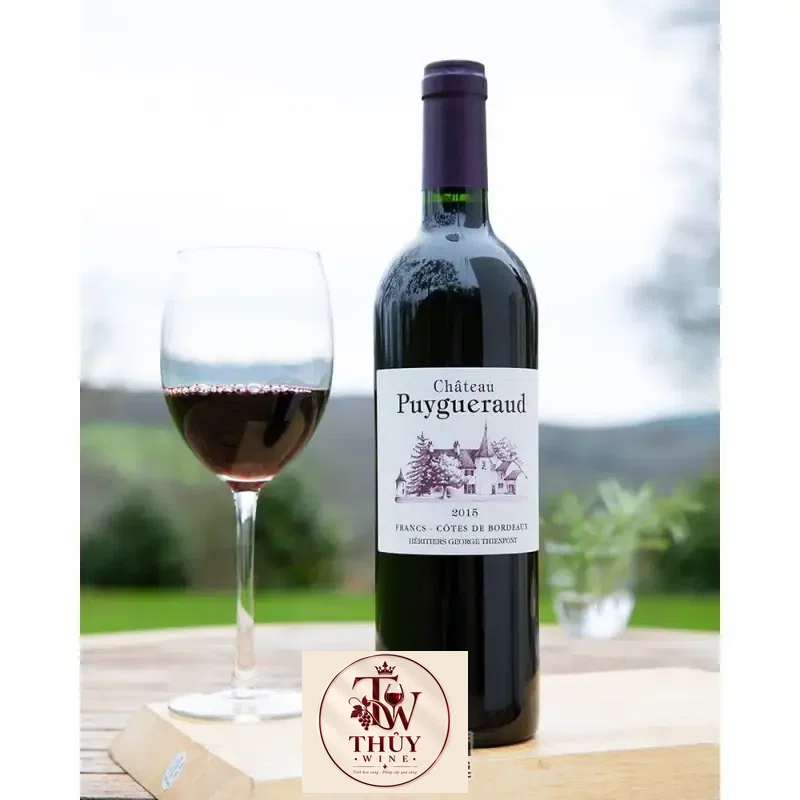 Vang Pháp Chateau Puygueraud Francs Cotes de Bordeaux uống ngon