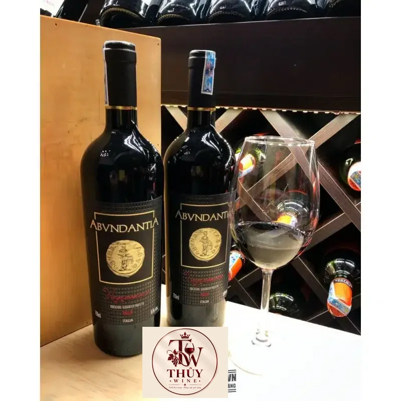 Rượu Vang Ý 16 ĐỘ ABVNDANTIA NEGROAMARO PUGLIA