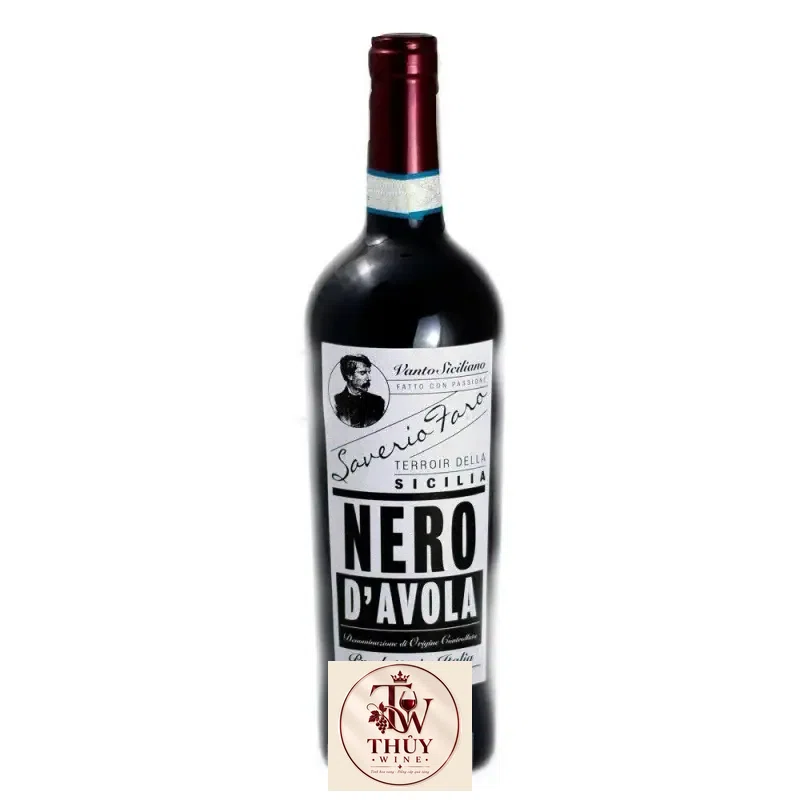 Rượu Vang Ý Saverio Faro Nero dAvola DOC cao cấp