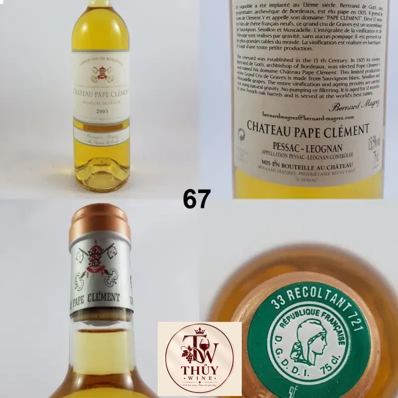 Địa chỉ bán vang phap chateau pape clement pessac leognan giá rẻ nhất