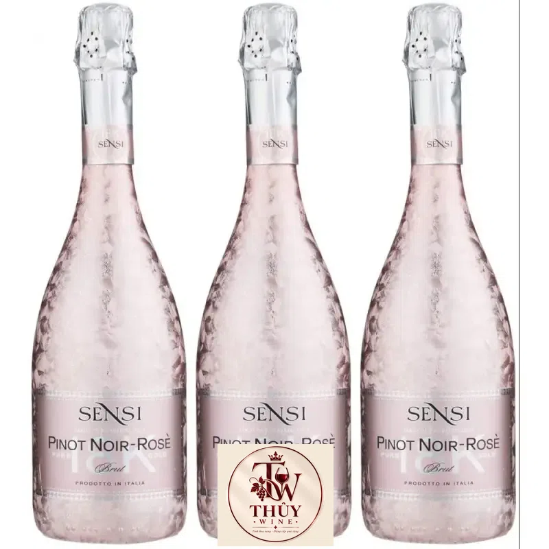 Rượu Vang Ý Sensi 18K Prosecco Rose Brut thượng hạng