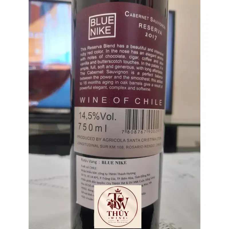 Mua vang chile blue nike cabernet sauvignon giá rẻ tại Hà Nội