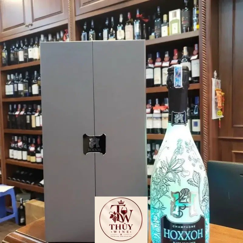 Rượu Champagne HOXXOH Blanc De Blancs Phát sáng