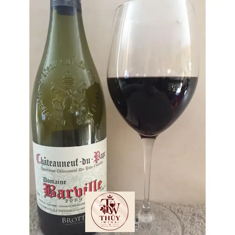 Giá vang phap domaine barville chateauneuf du pape